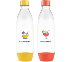 SodaStream Fľaša FUSE 2x 1 l Orange&Yellow
