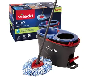 Vileda H2PrO Spin / mop & vedro so šliapacím pedálom 