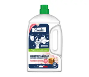 Briochin Koncentrovaný prací prostriedok s prírodným mydlom vôňa kvetov 50 dávok 2.27 l / Účinný na škvrny;