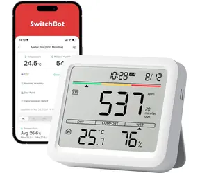 SwitchBot Meter Pro CO2 / múdra meteostanica s meraním CO2