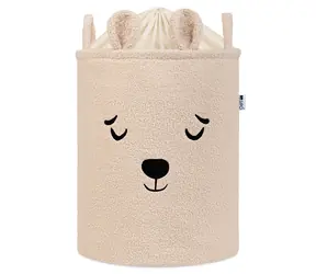 Sipo Premium Bouclé so šnúrkou bear béžová