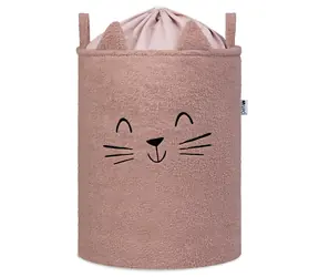 Sipo Premium Bouclé so šnúrkou Cat ružová