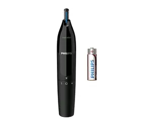 Bazár - Philips Nose trimmer Series 1000 NT1650-16 čierna / viacúčelový zastrihávač chĺpkov v nose a ušiach / bazár