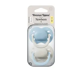 Tommee Tippee Newborn silikónový cumlík 0-2m BOY 2ks - viac farebných variant 