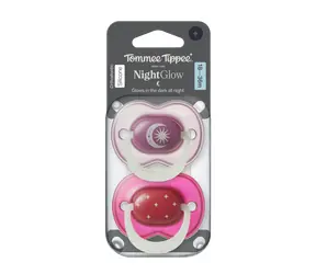 Tommee Tippee Night silikónový cumlík 18-36m 2ks - viac farebných variant