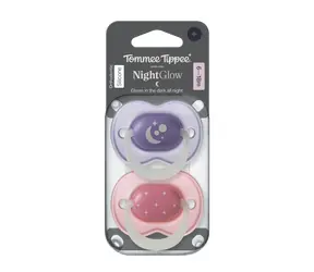 Tommee Tippee Night silikónový cumlík 6-18m 2ks - viac farebných variant