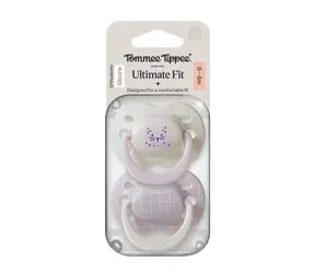 Tommee Tippee Ultimate Fit DECO silikónový cumlík 0-6 m GIRL 2ks - viac farebných variant 