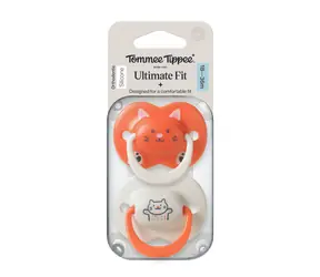 Tommee Tippee Ultimate Fit DECO silikónový cumlík 18-36 m GIRL 2ks - viac farebných variant 
