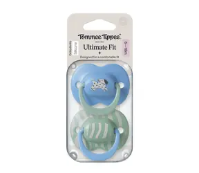 Tommee Tippee Ultimate Fit DECO silikónový cumlík 6-18 m BOY 2ks - viac farebných variant 