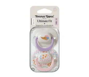 Tommee Tippee Ultimate Fit DECO silikónový cumlík 6-18 m GIRL 2ks - viac farebných variant 