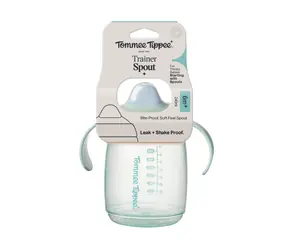 Tommee Tippee Tréningový hrnček so cumlíkom 240 ml 6m+ zelená