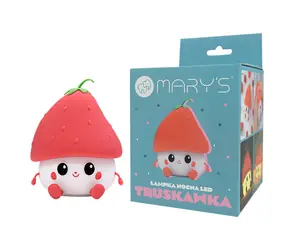 Mary's LED silikónová nočná lampička - jahôdka