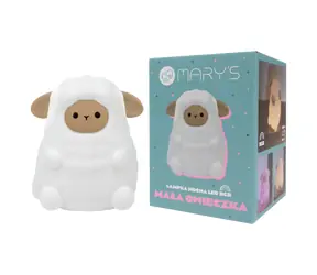 Mary's LED silikónová nočná lampička RGB - ovečka