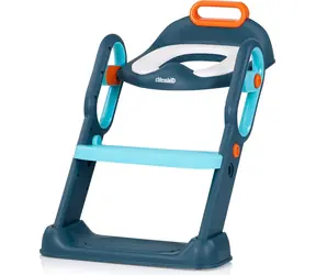 CHIPOLINO Záchodová doska s rebríkom Flippy Blue