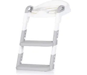 CHIPOLINO Záchodová doska s rebríkom Kiddy Grey