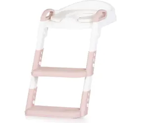 CHIPOLINO Záchodová doska s rebríkom Kiddy Pink