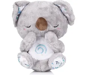 CHIPOLINO Plyšová dýchajúca hračka s hudbou Koala White,Grey