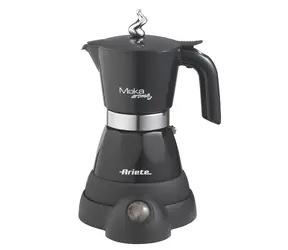 Rozbalené - Ariete 1358 Moka Aroma čierna / elektrická moka kanvica / 400 W / 2 | 4 šálky / rozbalené