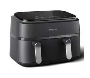 Philips NA351/00 čierno-strieborná / Teplovzdušná fritéza / 2750 W / objem 9 l