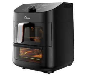 Midea MAD 1100 DADK čierna / Teplovzdušná fritéza / 1000 W / objem 6 l