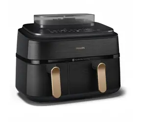 Philips 5000 series NA552/00 medeno-čierna / Teplovzdušná fritéza / 2750 W / 40 ° C - 200 C ° / objem 9L