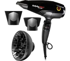 Rozbalené - Babyliss BAB7000IE / Profesionálny fén na vlasy / 2200W / 12 teplôt & rýchlostí / Difuzér / 2xkoncentrátor / rozbalené