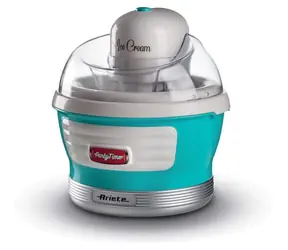 Zánovné - Ariete 643-01 Party Time modrá / Výrobník na zmrzlinu / 240W / 1.5 l / zánovný