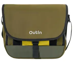 Outin Flex Messenger zelená / Ochranná cestovná taška / pre kávovary Outin Mino & Nano & Fino