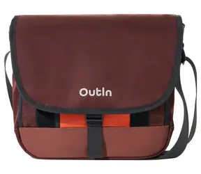 Outin Flex Messenger hnedá / Ochranná cestovná taška / pre kávovary Outin Mino & Nano & Fino