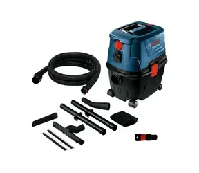 BOSCH GAS 15 PS Professional / Priemyselný vysávač / 1100W / 15 L / Suché a mokré vysávanie