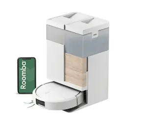 iRobot Roomba PLUS 575 Combo + AutoWash dock biela / Robotický vysávač / WiFi / vysávanie & mopovanie