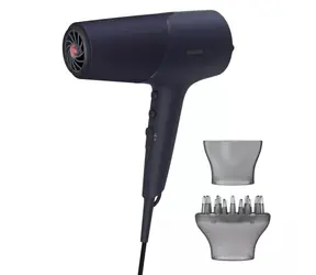 Rozbalené - Philips BHD510-00 modrá / Sušič vlasov / 2300W / 2 rýchlosti - 3 teploty / ThermoShield / difuzér / rozbalené