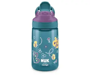 Zánovné - NUK Fľaša na pitie 420ml / zelená / od 4 rokov / zánovná