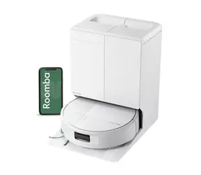 iRobot Roomba PLUS 675 Combo + AutoWash dock biela / robotický vysávač s mopom / 30000 Pa / 5200 mAh