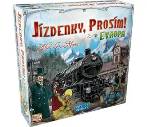 ADC Blackfire Cestovné lístky prosím! Európa / Dĺžka hry: 45 minút / Počet hráčov: 2 - 5 / od 8 rokov