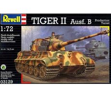 Revell Tiger II Ausf. B / Plastikový model / 1:72 / Počet dielikov 144 / Obtiažnosť 4 / od 10 rokov