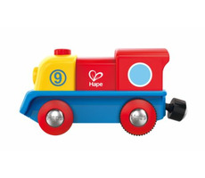 Hape Malý odvážny vláčik / pestrofarebný elektrický vláčik / na batérie / 2x AAA / od 18 mesiacov