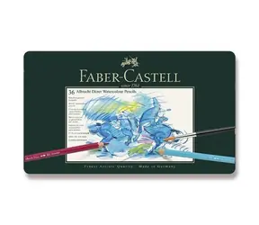 Faber-Castell Albrecht Dürer - Akvarelové pastelky šesťhranné - 36 ks / umelecké / plechová krabička