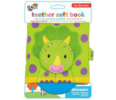 Galt Detská knižka s hryzátkom - dinosaury / od 0 mesiacov