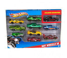 Mattel Hot Wheels Angličáky 10ks / 1:64 / od 3 rokov
