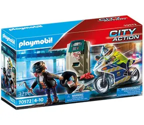 Playmobil® City Action 70572 Policajná motorka: Prenasledovanie lupiča / od 4 rokov