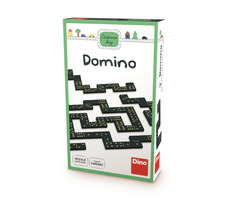 DINO DOMINO Cestovná hra / Dĺžka hry: 10-20 min. / Počet hráčov: 2+ / od 5 rokov