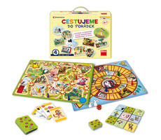 DINO Cestujeme do rozprávok / Dĺžka hry: 60 min. / Počet hráčov: 2-6 / od 4 rokov