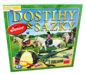 DINO Dostihy a stávky JUNIOR / Dĺžka hry: 60 min. / Počet hráčov: 2-6 / od 9 rokov