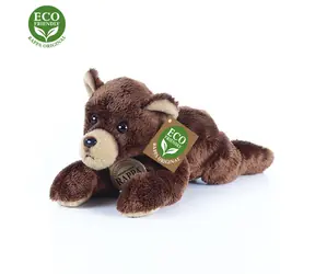 Rappa Plyšový medveď ležiaci 18 cm / ECO-FRIENDLY / od 0 mesiacov
