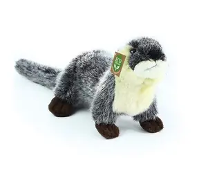 RAPPA Plyšové vydrá 18 cm / ECO-FRIENDLY / od 0 mesiacov