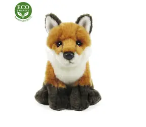RAPPA Plyšová líška sediaca 18 cm / ECO-FRIENDLY / od 0 mesiacov