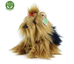 Rappa Plyšový pes Yorkshirský teriér sediaci 23 cm / ECO-FRIENDLY / od 0 mesiacov
