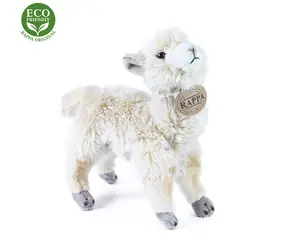 RAPPA Plyšová lama Alpaka stojaca 23 cm / ECO-FRIENDLY / od 0 mesiacov