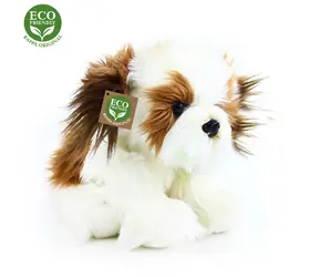 Rappa Plyšový pes shih tzu sediaci 28cm / ECO-FRIENDLY / od 0 mesiacov